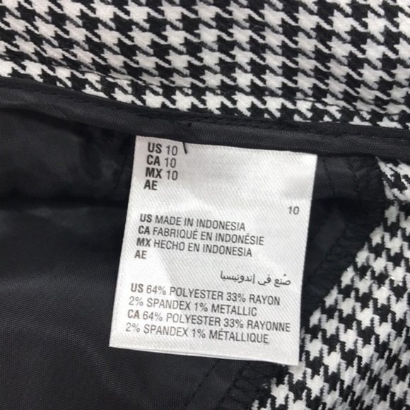 INC Houndstooth-Print Tapered-Leg Pants - Picture 8 of 9